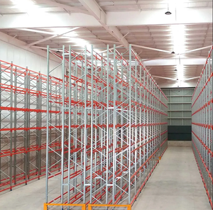 מערכת אחסון מחסן תעשייתי מתלה כפול עמוק מתלה משטחים מתכווננת מדפים פלדה הגנה בפני קורוזיה - Product Image 2