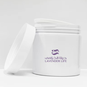 Beurre corporel fouetté en marque privée 500 ml, scellé sous film aluminium, couvercle blanc, étiquette personnalisée, boîte cadeau avec cellophane - Product Image 1