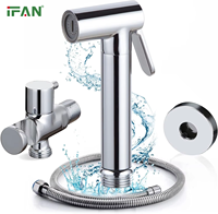 IFAN meilleure vente musulman réglable pression d'eau eau froide Bidet robinet main toilette Bidet pulvérisateur Shattaf ensemble