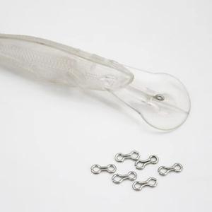 Çok boyutu balıkçılık bağlayıcı paslanmaz çelik pirinç Splay yüzük Rig kanca askı 8 şekil tel gözler platin halkalar - Product Image 4