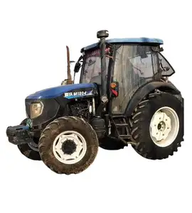 Sử dụng lovol 1204 nông nghiệp máy kéo thứ hai tay 120hp động cơ diesel Máy cắt cỏ máy kéo cho nông nghiệp