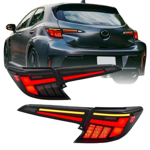 Feu arrière LED pour <span class=keywords><strong>Quattro</strong></span>, boîtier en plastique à lentille rouge, lumière ambre pour la conduite quotidienne des voitures station-wagons - Product Image 1