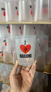 Vaso de Plástico Personalizado con Logotipo, Entrega Rápida, 16 oz/12 oz, Vaso Flexible Esmerilado para Bebidas, para Eventos y Bodas - Product Image 2