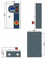 Unit kontrol Motor industri Modern mesin pintu otomatis dengan fitur berkecepatan tinggi untuk lokakarya pabrik garasi