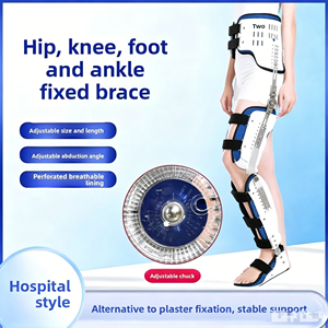 Attelle <span class=keywords><strong>de</strong></span> Fixation Articulaire Genou, Hanche, Cheville, Pied, Personnalisée en Usine, pour Dislocation <span class=keywords><strong>de</strong></span> la Tête <span class=keywords><strong>de</strong></span> la Fibule, Fracture, Réglable, Respirante, Usage Clinique, Classe III, Genouillère - Product Image 3
