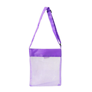 Bolsa de playa de malla barata con cordón, bolsa de malla plegable para piscina, equipaje de playa, almacenamiento de arena para juguetes, bolsa de malla para juguetes de playa para niños, para gimnasio - Product Image 5