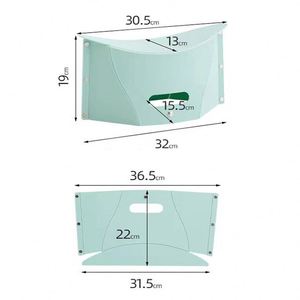 Free Sample Card <b>Folding</b> <b>Stool</b> Outdoor Portable Chair Camping Fishing Basket <b>Folding</b> <b>Stool</b> Plastic <b>Stool</b> Holds up to 440 Lbs - Product Image 2