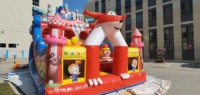 Château de trampoline pour enfants personnalisé château rebondissant gonflable pour enfants Feixia super mario