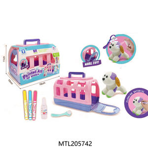 新款儿童涂鸦绘画宠物玩具DIY绘画套装可洗可重复使用着色动物玩具 - Product Image 3