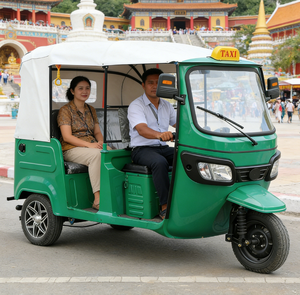 Mototaxi de 3 Ruedas con Motor de 3000W de Alta Potencia, Suspensión Independiente en los Ejes, Triciclo de Pasajeros, Taxi a Batería para <span class=keywords><strong>Asia</strong></span> - Product Image 5