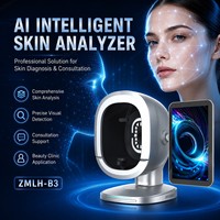 Analyseur de peau IA avec système de gestion des rapports cutanés des clients pour solution professionnelle de soins de la peau
