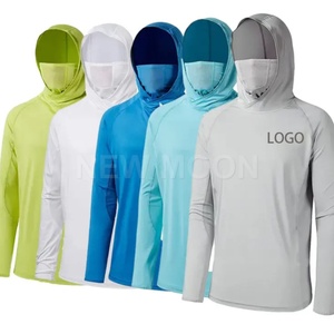 Sweat à capuche de pêche en polyester à séchage rapide, personnalisable, impression par sublimation de haute qualité, UPF 50+, chemise de pêche - Product Image 1