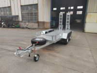 Meilleure vente Tandem galvanisé 10x5 mini remorques hydrauliques de 2 tonnes