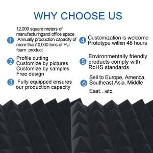 Tấm Bọt Âm Thanh Chất Lượng Cao Bảng Cách Âm Bảng Tường Acustic - Product Image 6