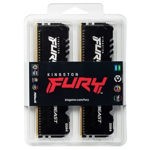 Kingston-memoria <span class=keywords><strong>Ram</strong></span> <span class=keywords><strong>DDR4</strong></span> FURY Beast RGB Original, 16 GB, 32 GB, 3600 Mhz, para PC - Product Image 6