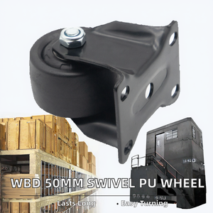 Roda Giratória de Alta Resistência WBD 50MM em Polipropileno para Indústria de Máquinas, Rodas Giratórias de Alta Resistência - Product Image 2