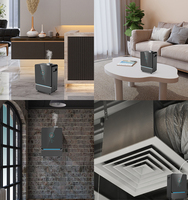 Diffuseur d'aromathérapie intelligent Ivyaroma en métal, sans eau, pour HVAC, avec contrôle via application/WiFi, pour usage hôtelier, prise en charge de la langue française, garantie 1 an