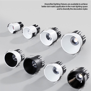 Vente en gros de haute qualité 12w 75mm IP20 Double Dim to Warm <span class=keywords><strong>Led</strong></span> Spot Downlights <span class=keywords><strong>Led</strong></span> Down Light Encastré Chine 12w 4000k Universel - Product Image 2