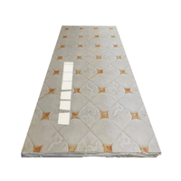 Le haut PVC de marbre brillant intérieur couvre des panneaux de mur d'ardoise de carbone pour la décoration intérieure