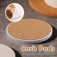 Sous-verres ronds en céramique blanche absorbante, design trophée de football, tapis de tasse antidérapant en liège, cadeau commémoratif classique et écologique