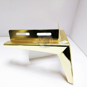 Modern Minimalist <b>Gold</b> Metal Furniture Legs 130X150MM Heavy Duty <b>Sofa</b> Table Support Legs Carbon Steel - Product Image 5
