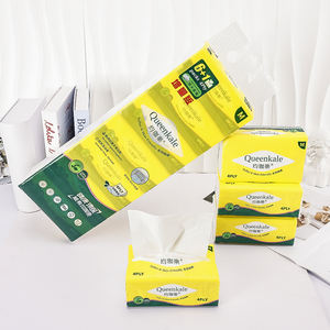 Mouchoirs en papier de qualité supérieure, en vrac, 4 plis, doux et lisses, en pâte de bois vierge, pour usage domestique, Queenkale - Product Image 5