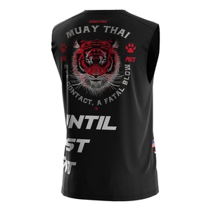Uniformes de Artes Marciales Mixtas, Muay Thai y Running, Cómodos y Casuales para Verano, Sublimados, del Fabricante, Incluyen Chaleco y Jersey - Product Image 4