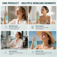 Sérum en microcapsules Seek Pretty, compatible avec le maquillage, améliore l'équilibre huile-hydratation, sérum en spray pour un éclat radieux