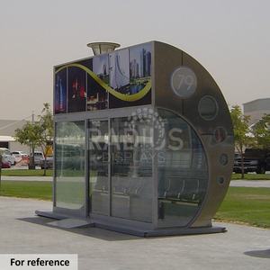 Smart City Publicidad Metal Bus Shelter Station Design - Product Image 2