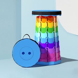 Tabouret pliant pour sac à dos, mini tabouret pliant d'extérieur pour le camping, la randonnée, la pêche, le jardinage - Product Image 2