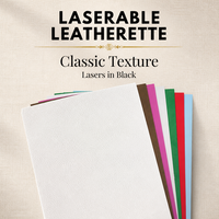Feuille de similicuir laserable blanc-noir 12x24 pouces en gros avec patch thermocollant gravable vierge pour logos de casquettes