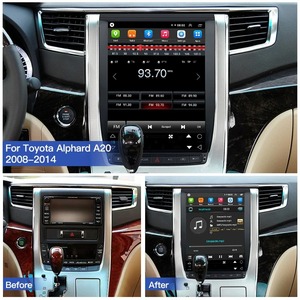 Autoradio GPS Navi multimédia avec écran vertical Android 12,1'' pour Toyota <span class=keywords><strong>Alphard</strong></span> <span class=keywords><strong>ANH20</strong></span> Elfa A20 2008-2014 Carplay - Product Image 3