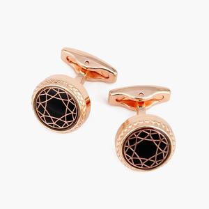 Chemise Homme Vintage Française à la Mode Boutons de Manchette en Métal Émail Laiton Chemise Casual Business Boutons de Manchette pour Hommes - Product Image 6