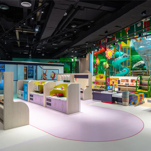 Overall Customized Toddler Park Indoor Playground Equipment <strong>Mini</strong> Playhouse Role <strong>Play</strong> Interactive <strong>Play</strong> Set Kids Pretend Playhouse - Product Image 5