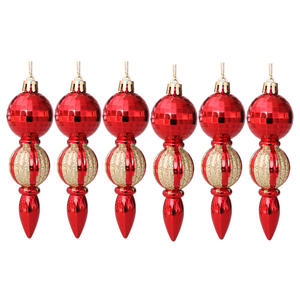 New Arrival Wholesale Christmas Tree Decoration Gourd <b>String</b> Pendant Christmas Ball Bead <b>String</b> Hanging Decoration - Product Image 4