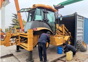 SHANMON <strong>Backhoe</strong> <strong>Loader</strong> 388H With <strong>Backhoe</strong> Bucket To Russia - Product Image 6