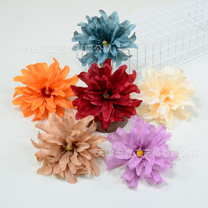 Fleurs d'orchidées artificielles violettes Dongchen Crafts, 7g, polyester, décorations de mariage, accessoires pour mur floral - Product Image 4