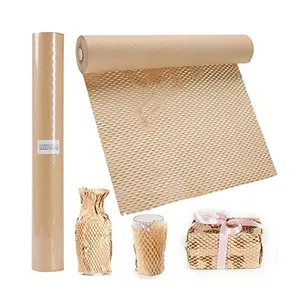 Recyclable Biodegradable Honeycomb Kraft Paper Cushioning Protective Packaging Honeycomb Paper Pad