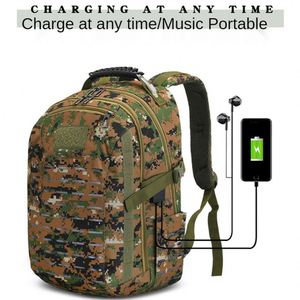 Sac de sport camouflage imperméable avec sélection de couleurs, sac à dos tactique de montagne grande capacité - Product Image 5