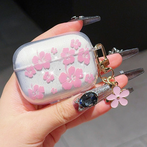 Étui <span class=keywords><strong>Airpods</strong></span> à paillettes avec motif de fleurs Housse de protection pour <span class=keywords><strong>Airpods</strong></span> 1/2/3/4Pro Deux styles de mode - Product Image 6