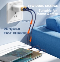 Câble USB C vers USB C LDNIO LS801 de haute qualité, en nylon TPE tressé, 0c3.0, charge rapide et transfert de données pour iPhone
