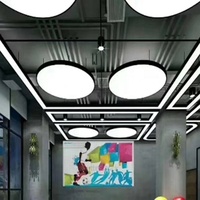 Nouveau 2024 gros led boîte à lumière éclairée portable rétro-éclairé affichage rond avec un diamètre de 1 mètre tissu boîte à lumière