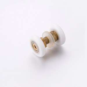 Pequeño baño puerta corredera <span class=keywords><strong>de</strong></span> vidrio gabinete poleas pantalla colgante rueda <span class=keywords><strong>para</strong></span> esquina duchas puertas correderas - Product Image 1