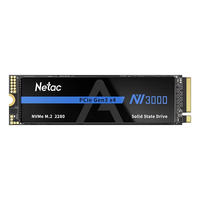 Netac NV2000/NV3000 Gen3x4 NVMe M.2 SSD hingga 3500MB/s, 3D NAND Flash M2 2280 Internal Solid State Drive, untuk Desktop dan Laptop.