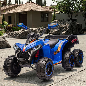 6 ruote 12V bambini auto elettrica Ride-On <span class=keywords><strong>3</strong></span> velocità regolabile con la musica auto giocattolo per i bambini - Product Image 4