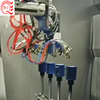 Ligne de production automatique de peinture en spray pour bouteilles en verre Machine de revêtement de colorant pour bouteilles de parfum