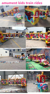 Precio barato Parque <span class=keywords><strong>de</strong></span> Atracciones atracción tren turístico pista 12 asientos atracción tren conjuntos tren eléctrico para la venta - Product Image 6
