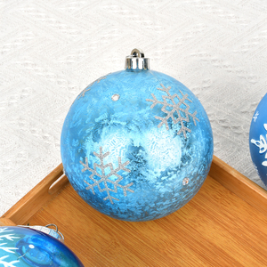 Boules de Noël personnalisées de haute qualité pour décorations d'arbre, ornements de Noël personnalisés, boules de Noël de haute qualité avec placage électrolytique - Product Image 5