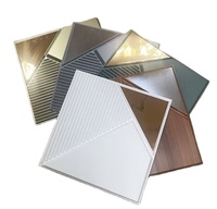 Panneaux muraux 3D modernes en PVC effet miroir à motif géométrique pour villa, appartement, chambre, hôtel, salle de sport, salle de bain, escalier