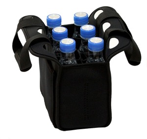 Funda de neopreno para enfriador de botellas de cerveza, soporte de cubierta doble de vino tinto, bolsa de transporte aislante, 2 y 6 paquetes - Product Image 5